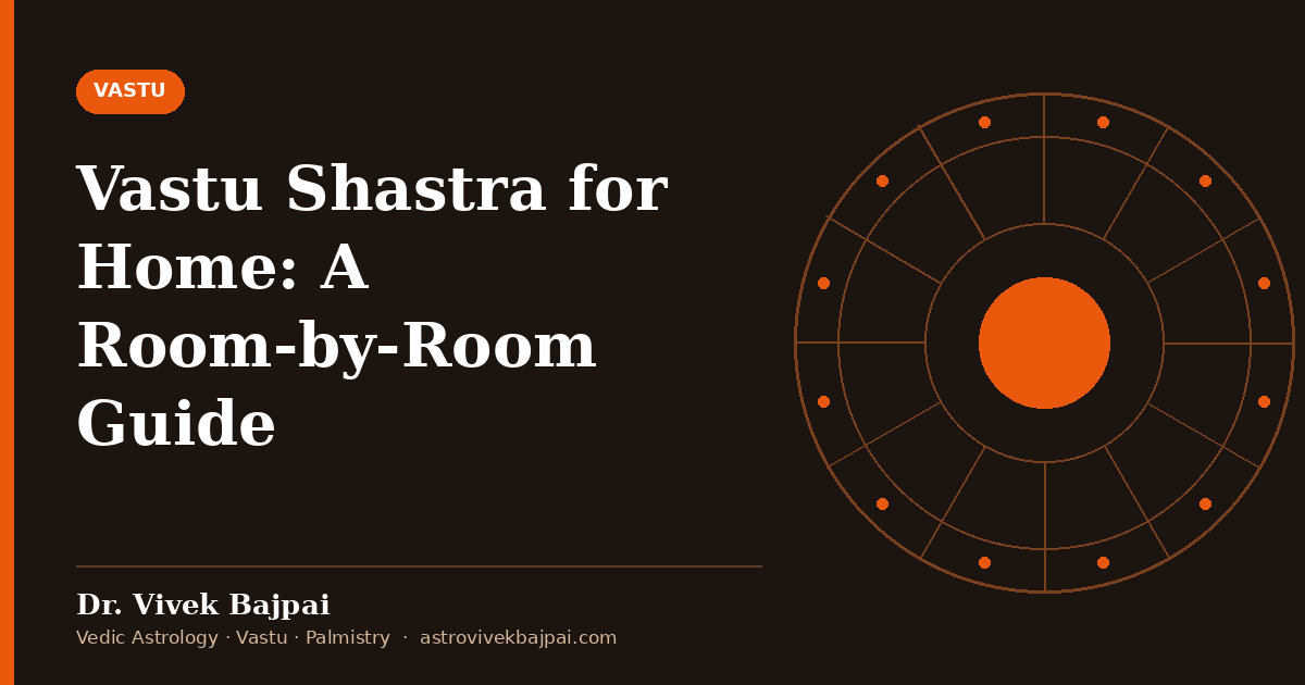 Cover image: "Vastu Shastra for Home: A Room-by-Room Guide" by Dr. Vivek Bajpai