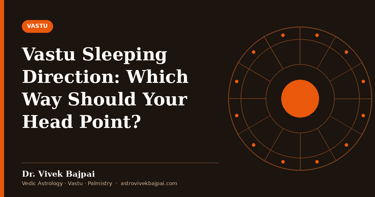 Cover image: "Vastu Sleeping Direction: Which Way Should Your Head Point?" by Dr. Vivek Bajpai